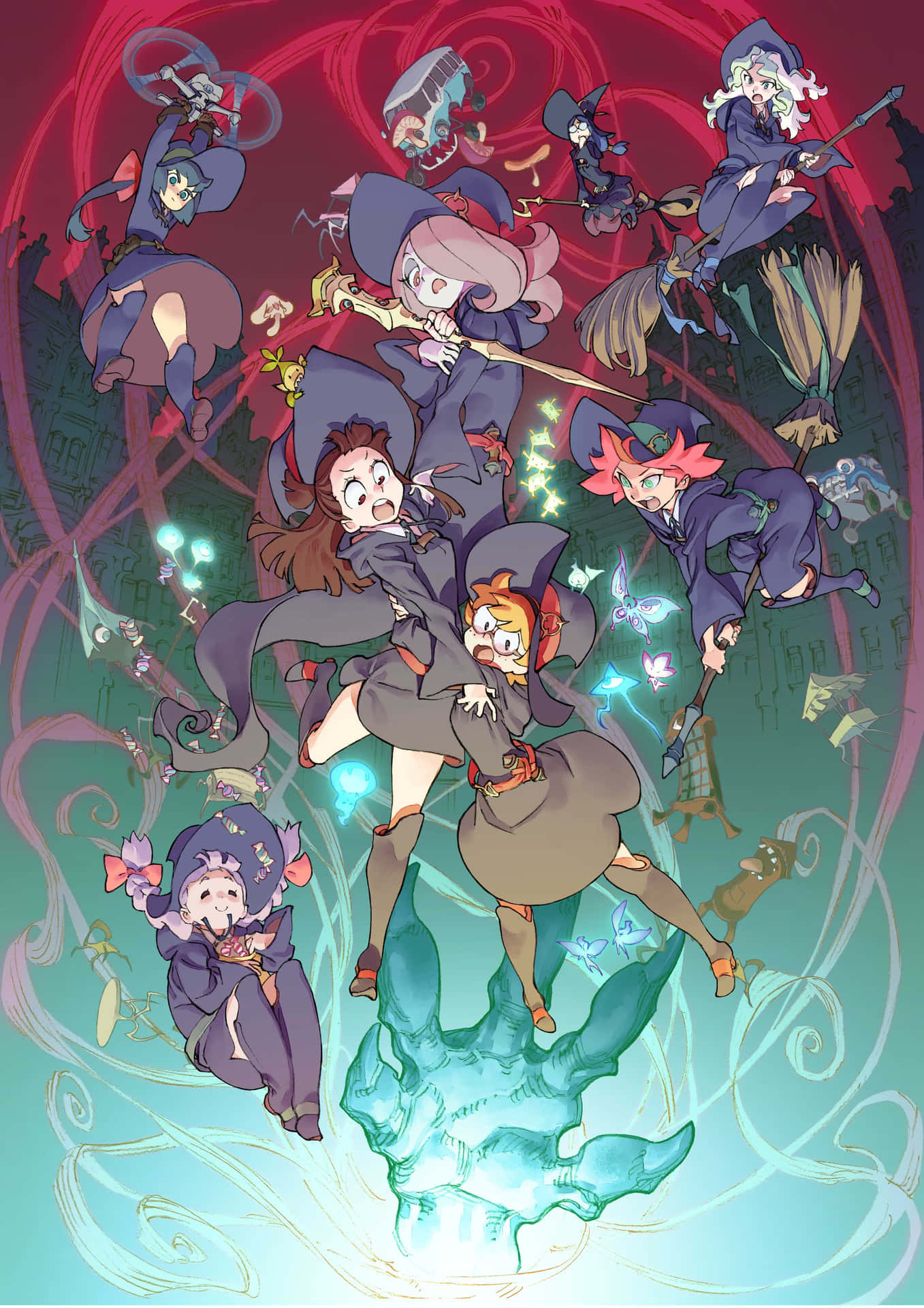 Falling Little Witch Academia Characters