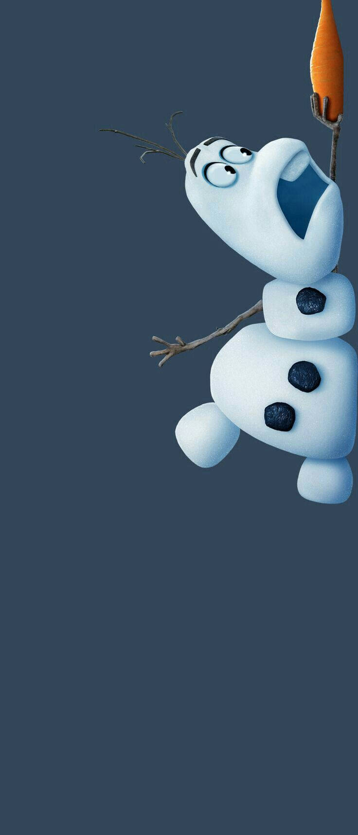 Falling Olaf With His Carrot