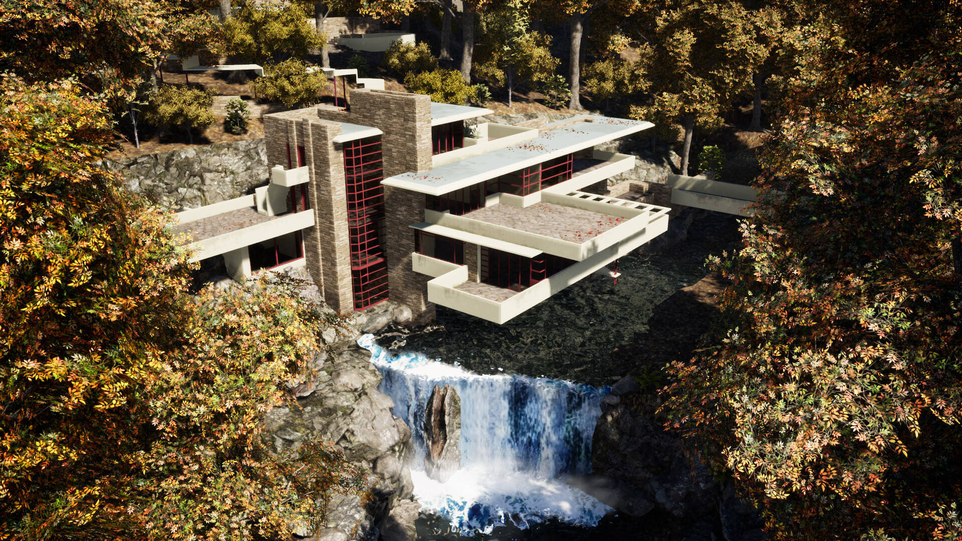 Falling Water Remote Getaway