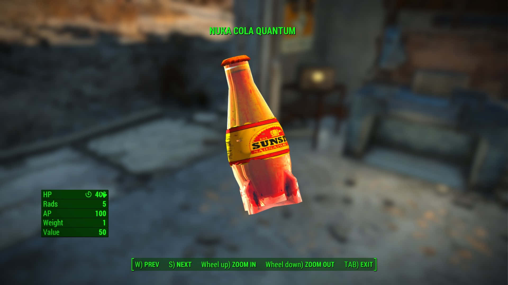 Fallout 4 - Soda Bottle Background