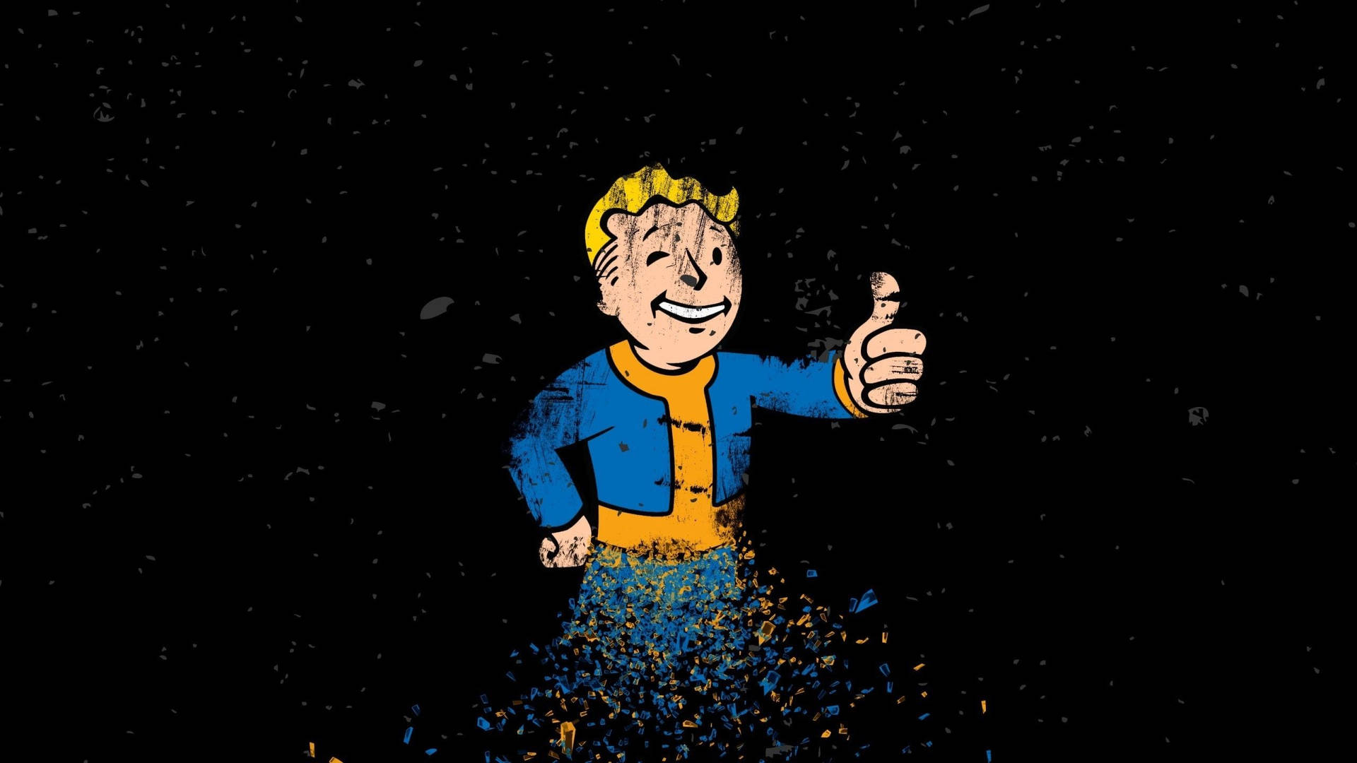 Fallout 4 Vault Boy Confetti Background