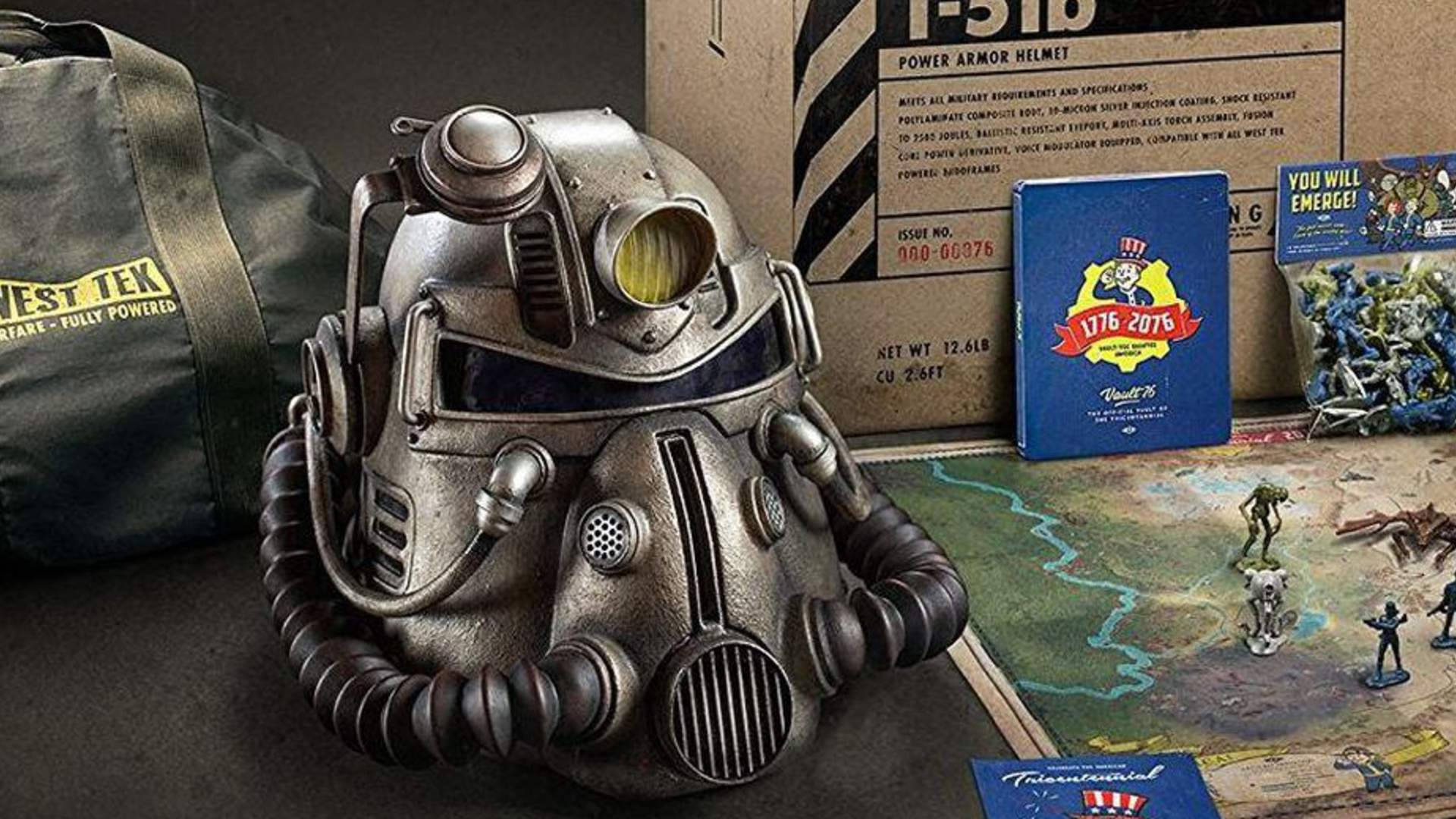 Fallout 76 Helmet In Table Background