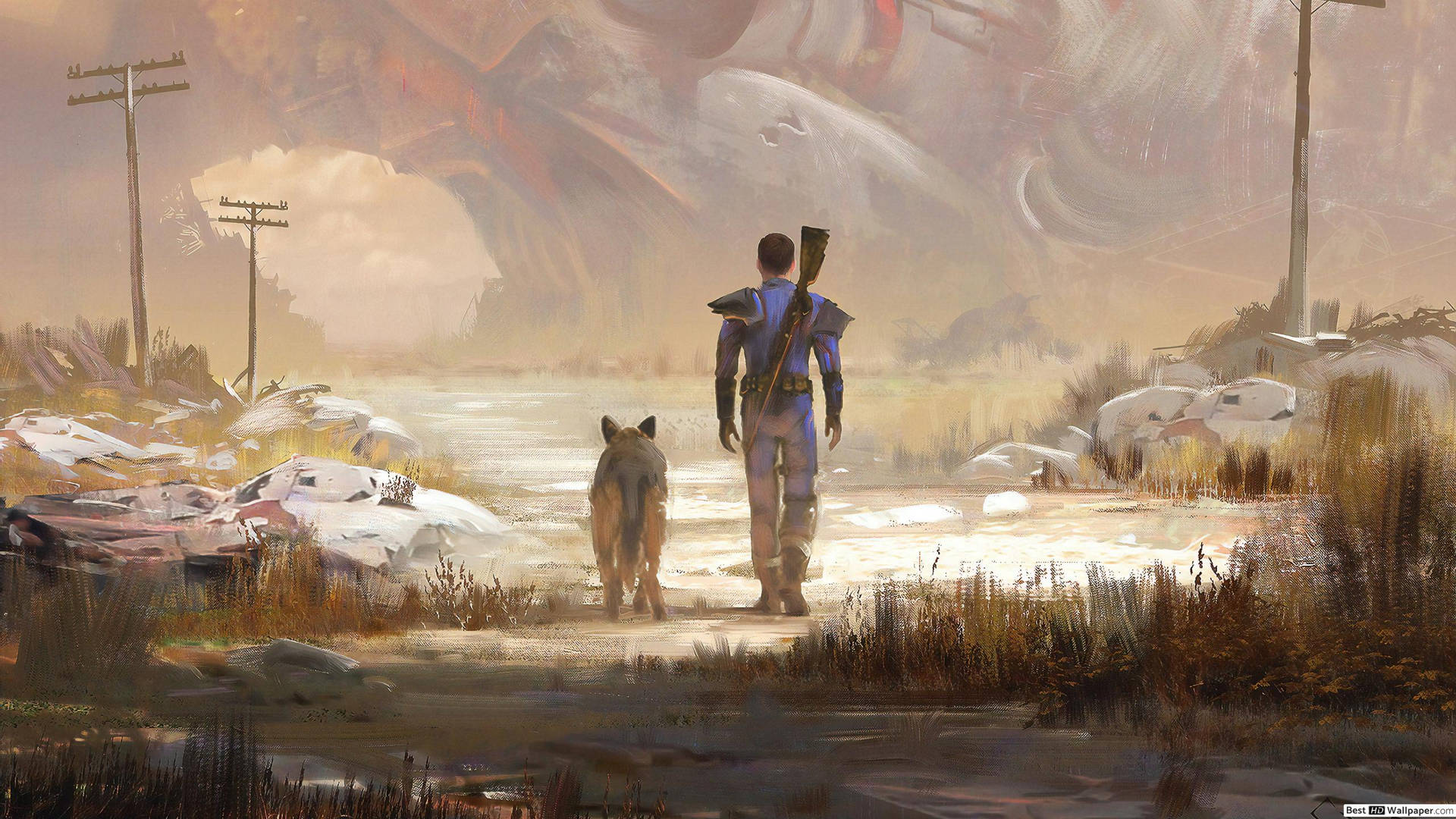 Fallout 76 – Man And Dog Painting