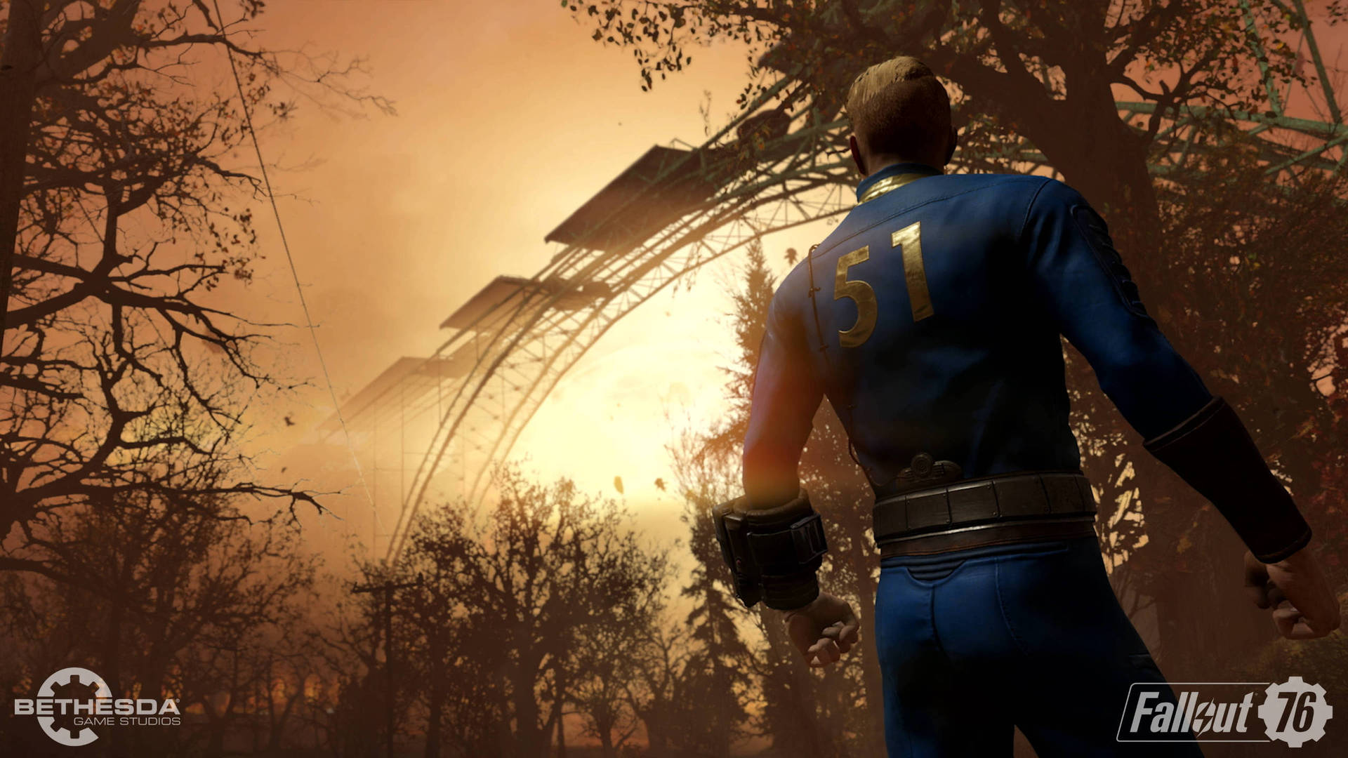 Fallout 76 Vault 51 Bridge Background