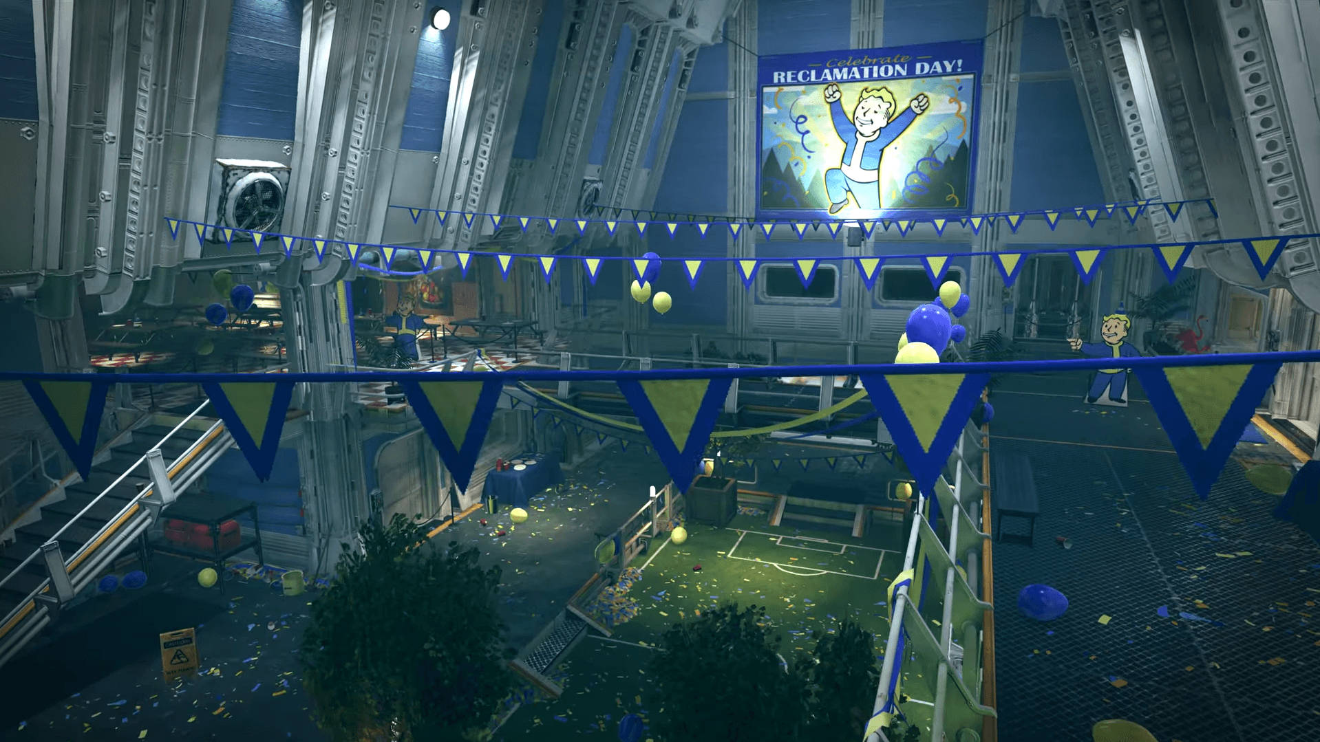 Fallout 76 Vault Boy Campaign Stadium Background