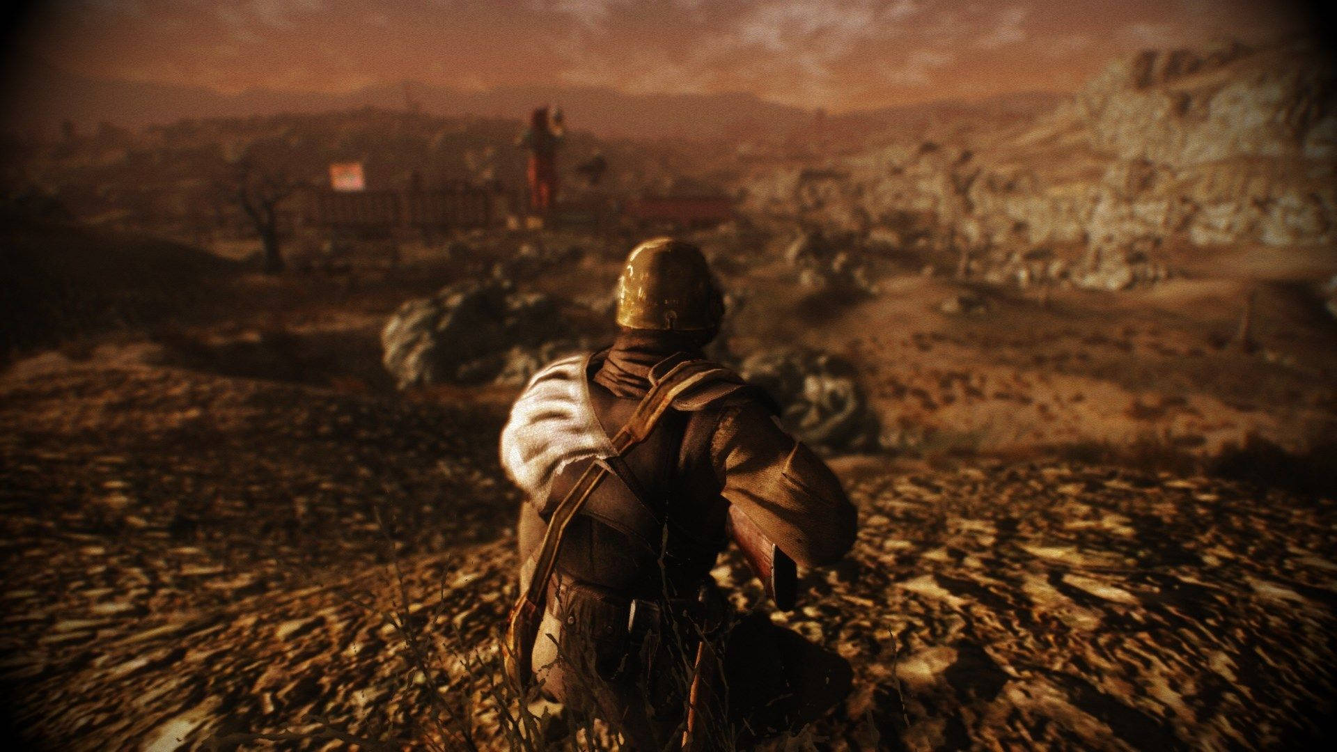 Fallout New Vegas Courier Warzone Background