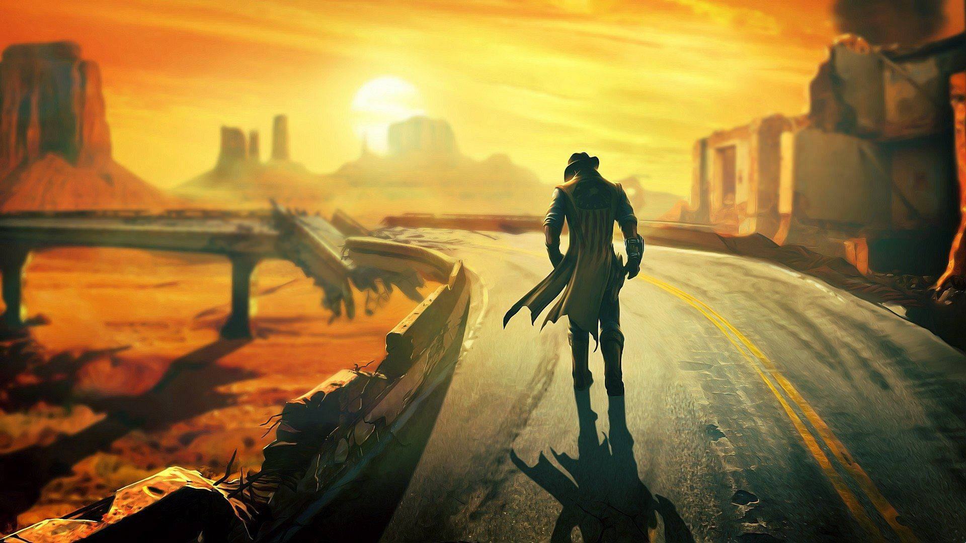 Fallout New Vegas Lonesome Road Background