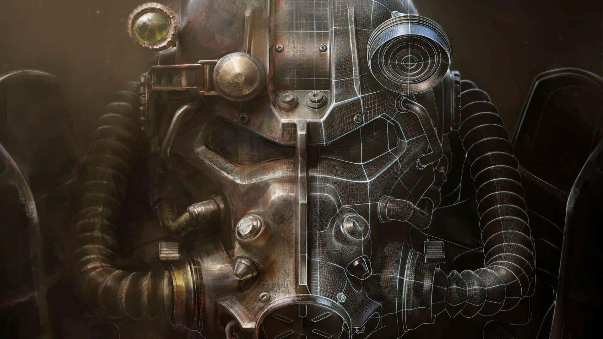 Fallout Power Armor Concept Art Background