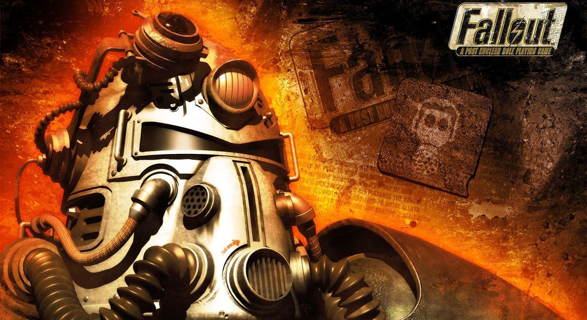 Fallout1 Classic Game Artwork Background