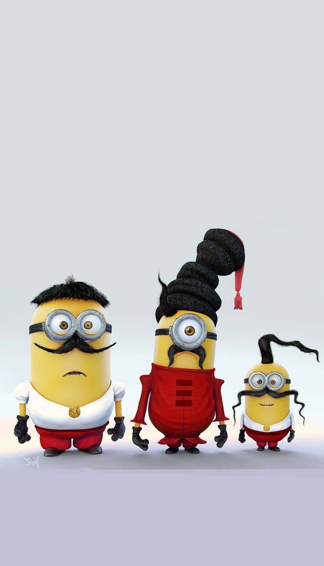 Family Mustache Despicable Me Minion Iphone Background