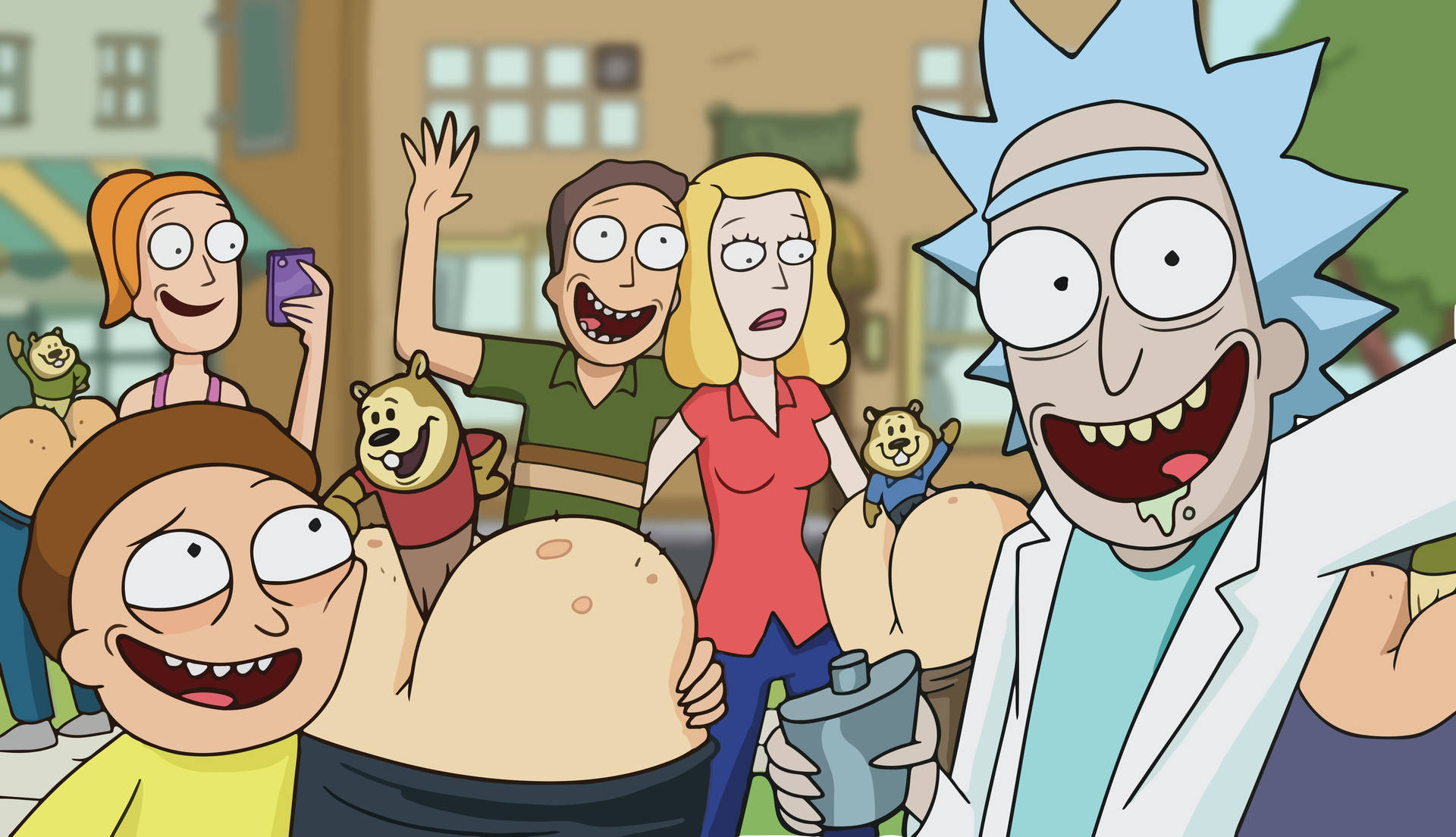 Family Picture Rick And Morty Pc 4k
