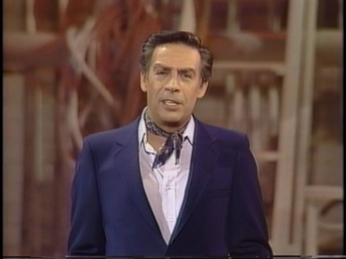 Famous Actor Jerry Orbach In Broadway Show Background