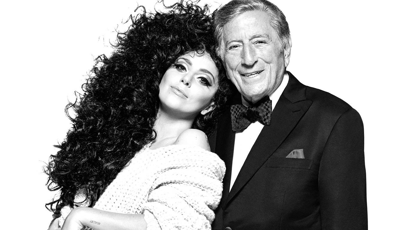 Famous Artists Tony Bennett And Lady Gaga