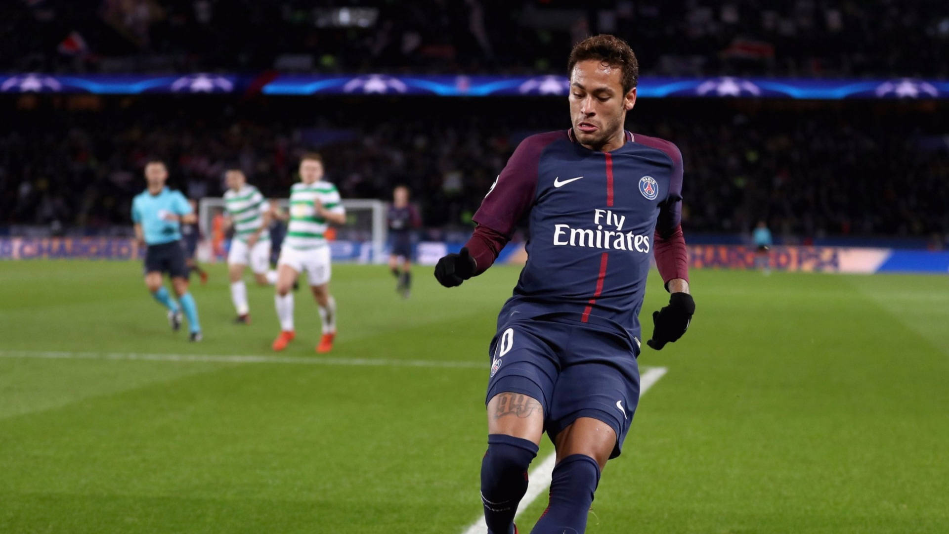 Famous Footballer Neymar 4k Background