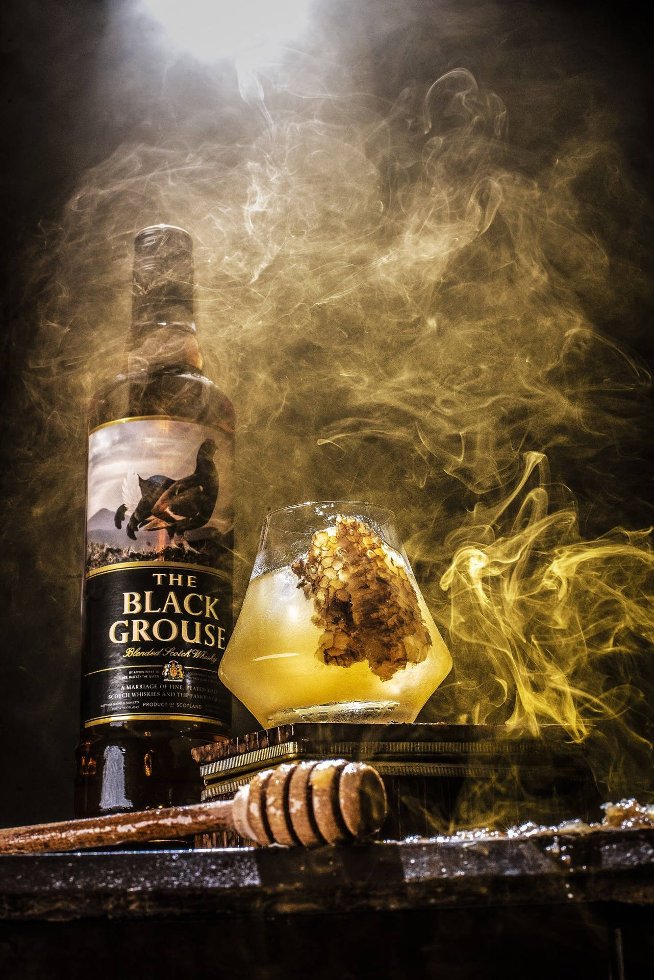 Famous Grouse Black Grouse Whisky Background