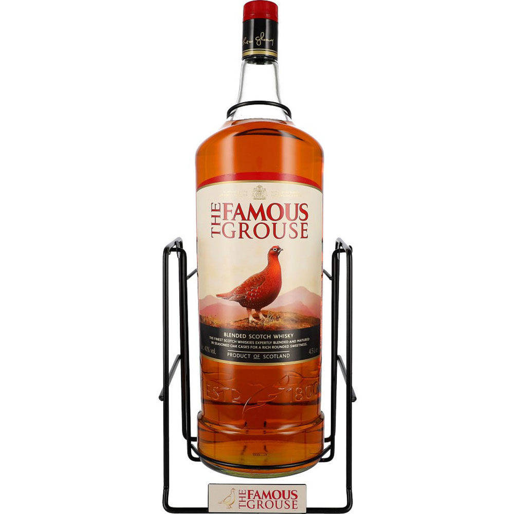 Famous Grouse Blended Scotch Whisky 1 Liter Background