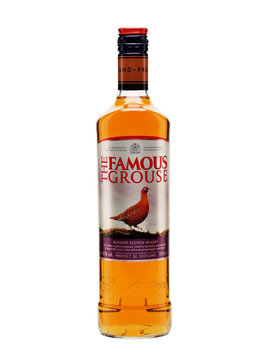 Famous Grouse Blended Scotch Whisky In Pristine Condition Background