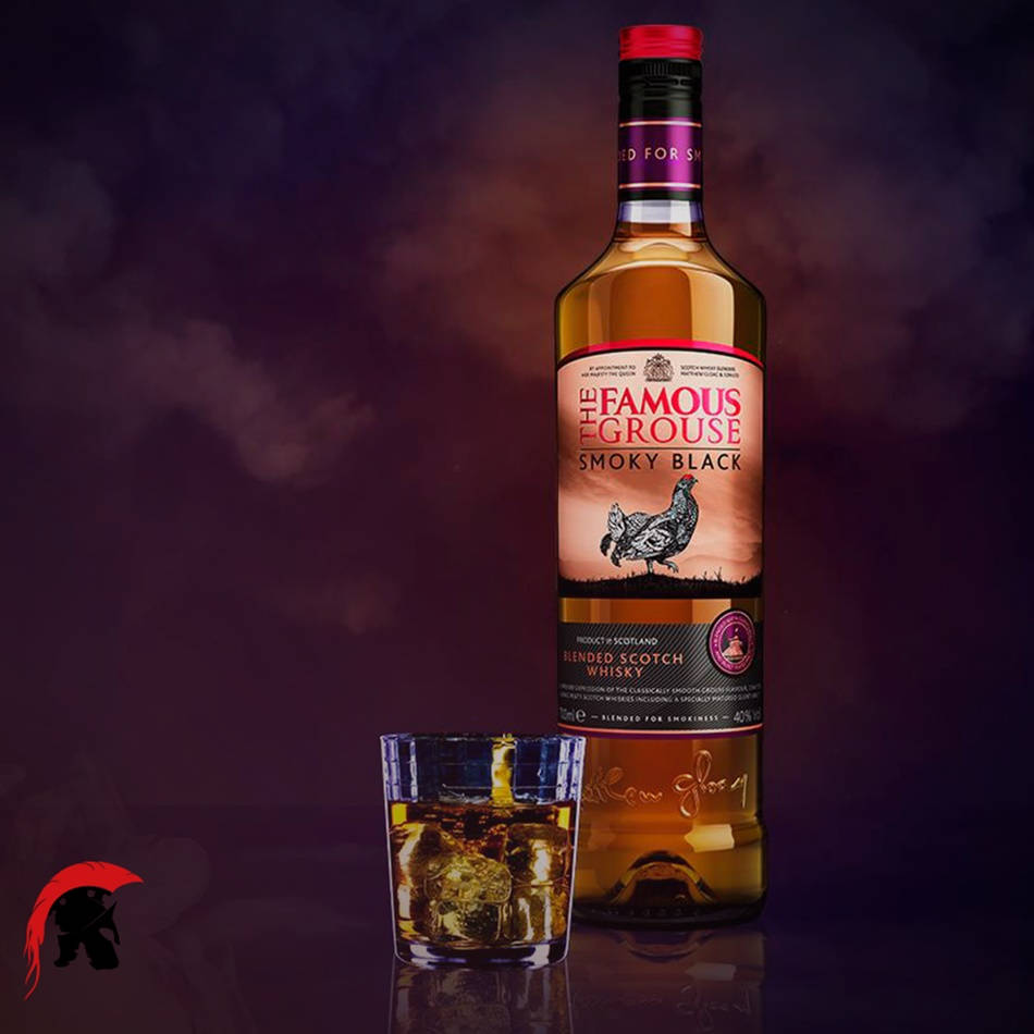 Famous Grouse Scotland Smoky Black Background