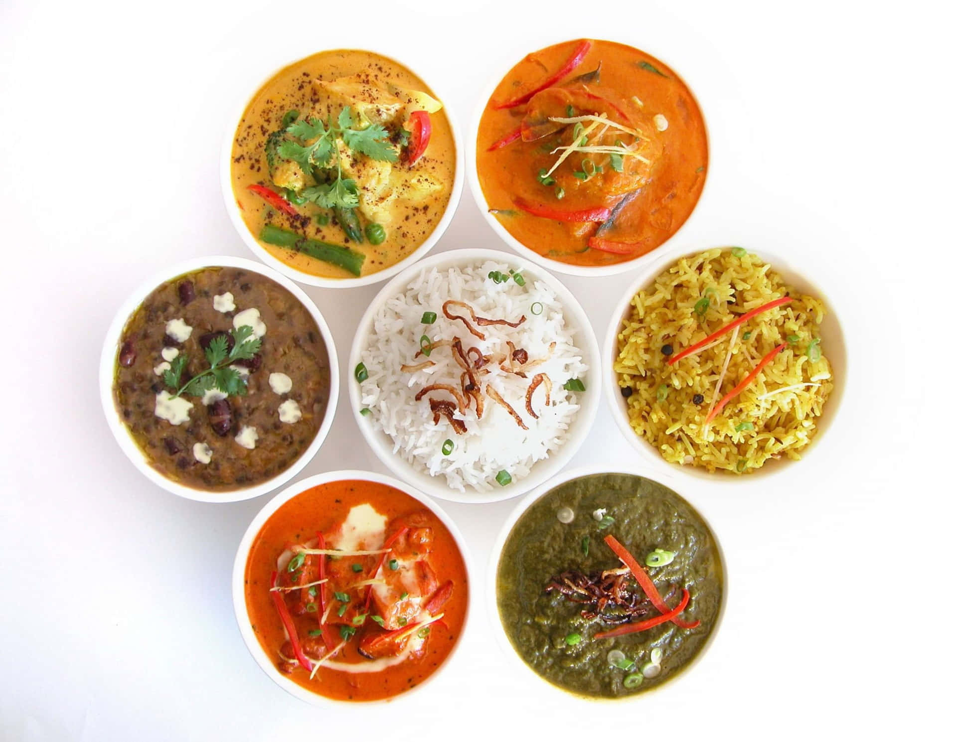 Famous Indian Food In Bowl