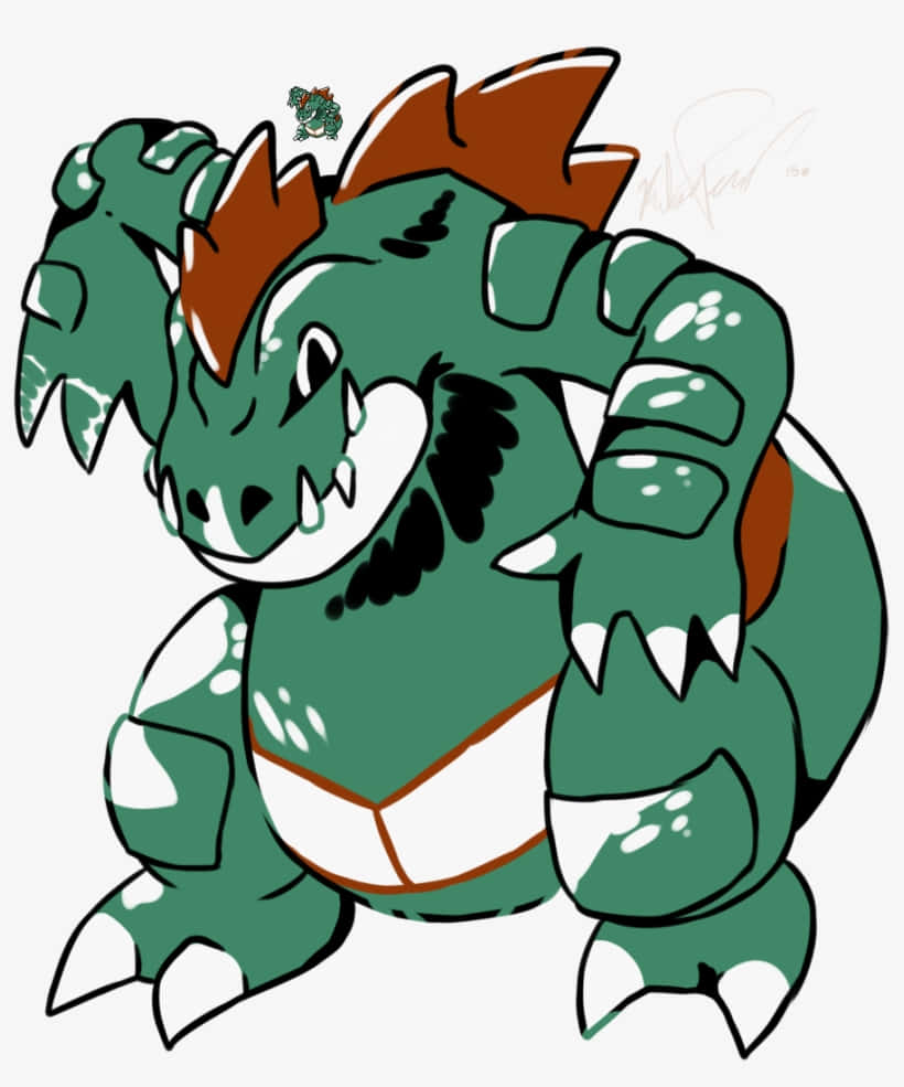 Fan Art Drawing Of Feraligatr Background