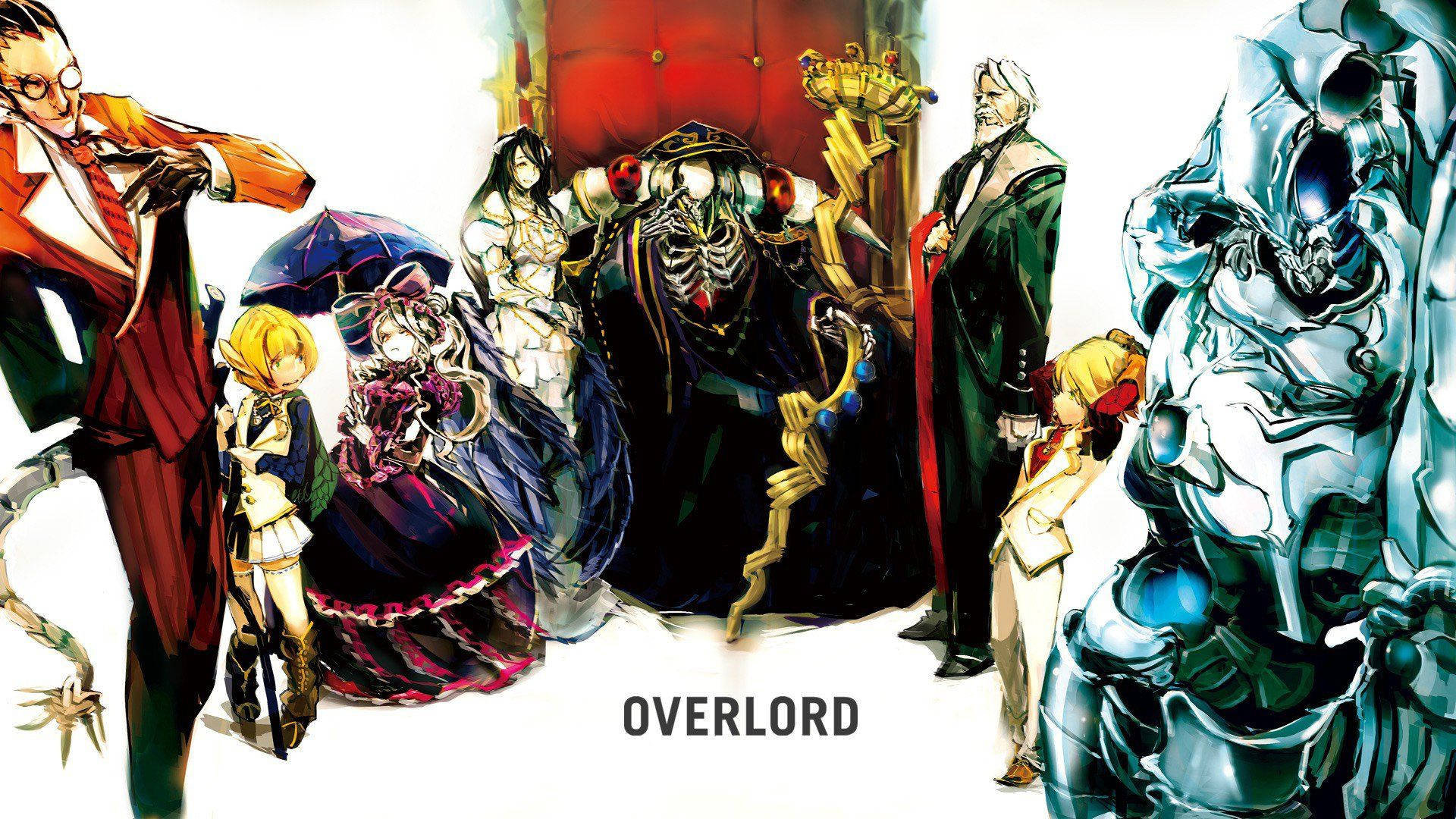 Fan Art Of Overlord Characters Hd Background