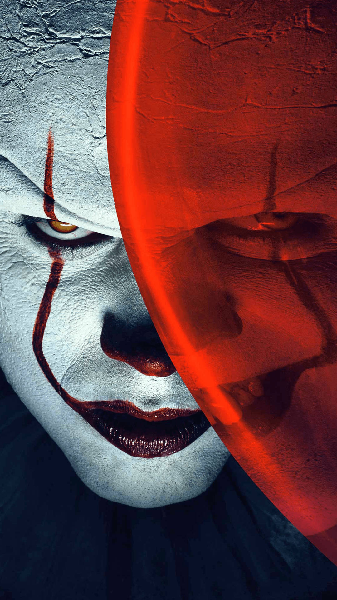 Fan Art Pennywise Close-up Background