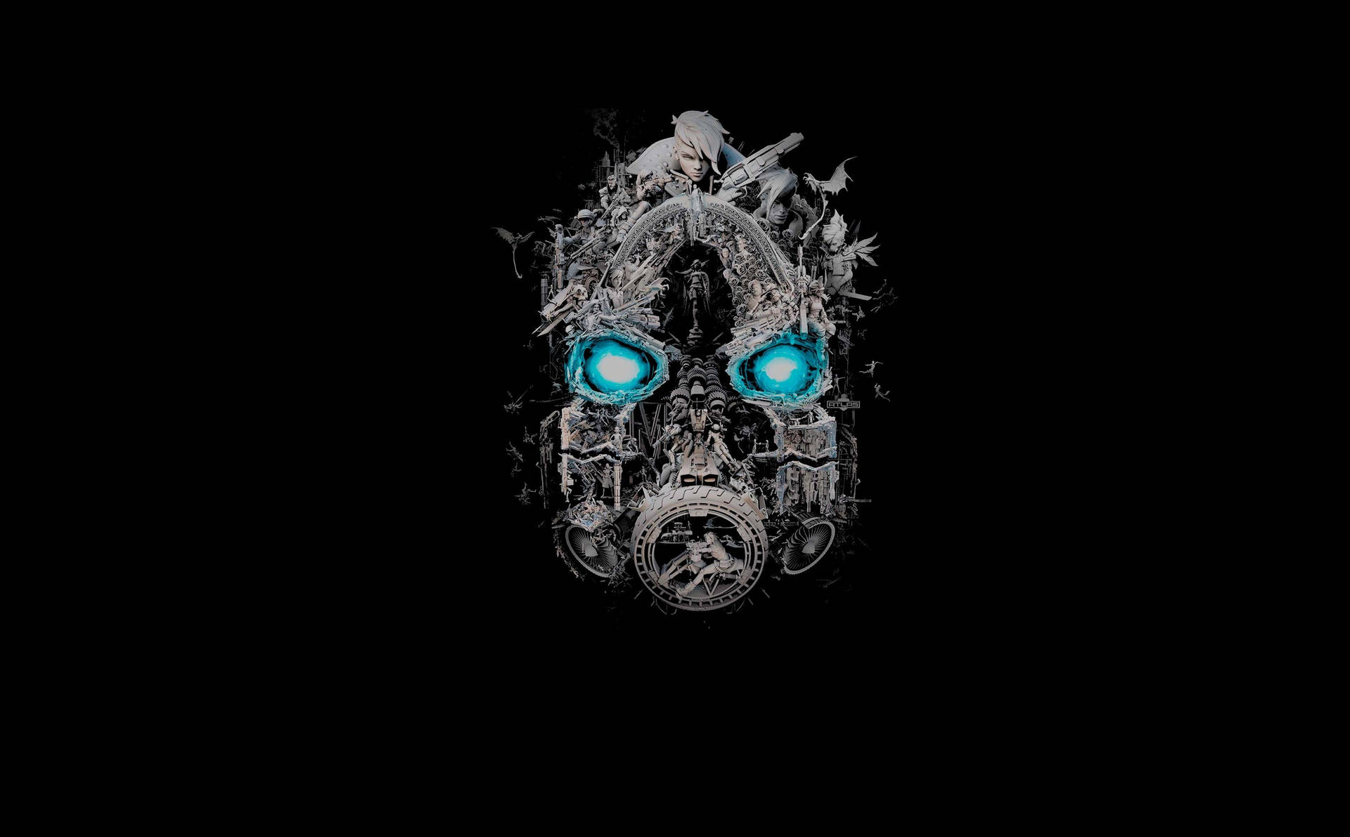 Fan Art Psycho Mask Of Borderlands Background