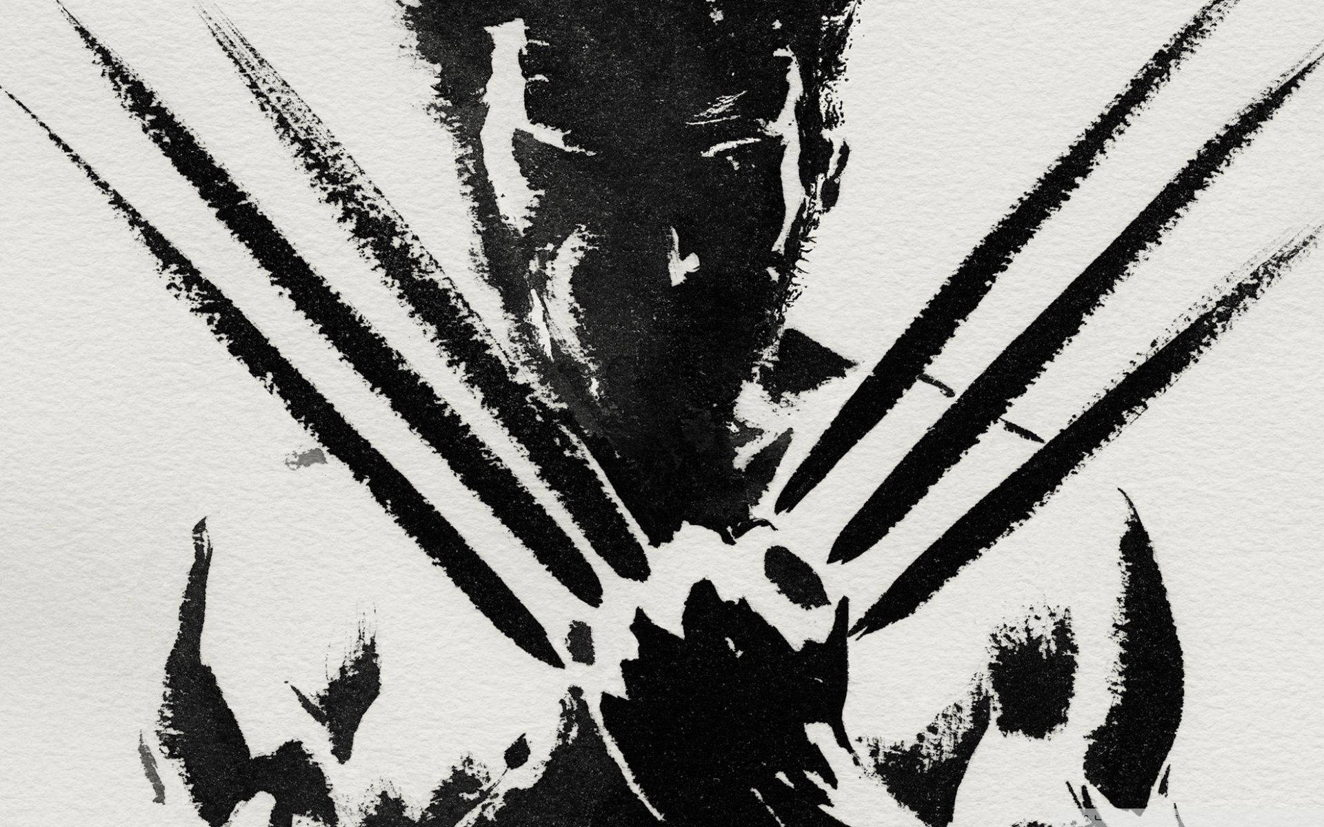Fan Art Silhouette Wolverine Background