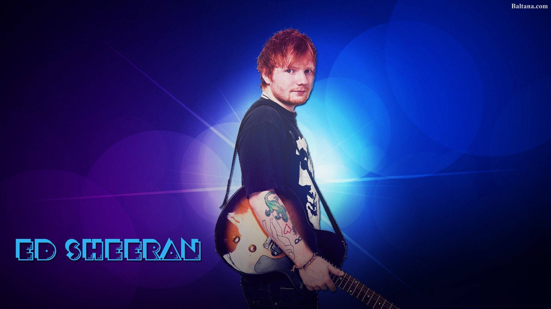 Fan Artwork Of The Beloved Artist, Ed Sheeran Background