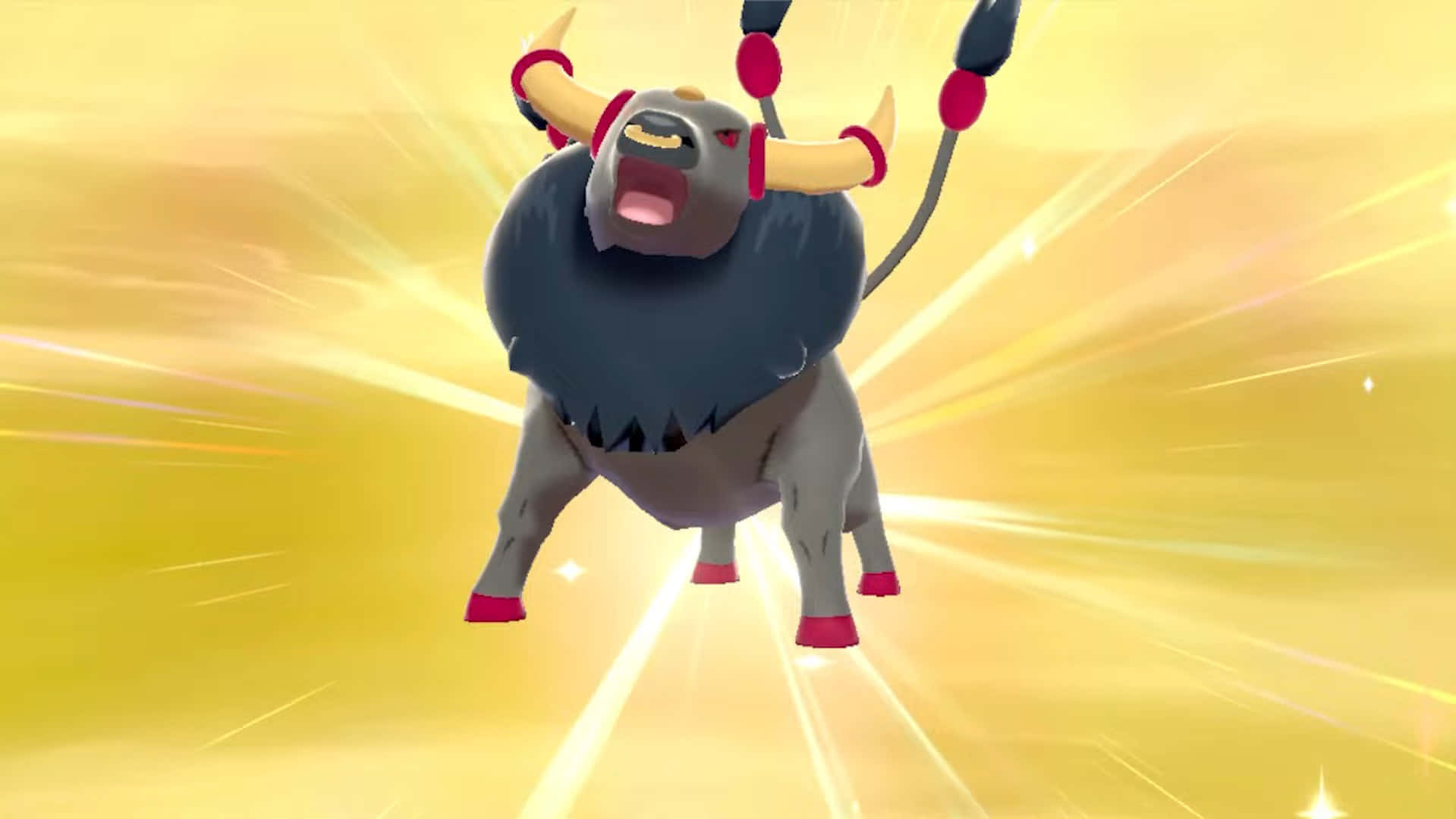 Fan-made Paldean Tauros Background