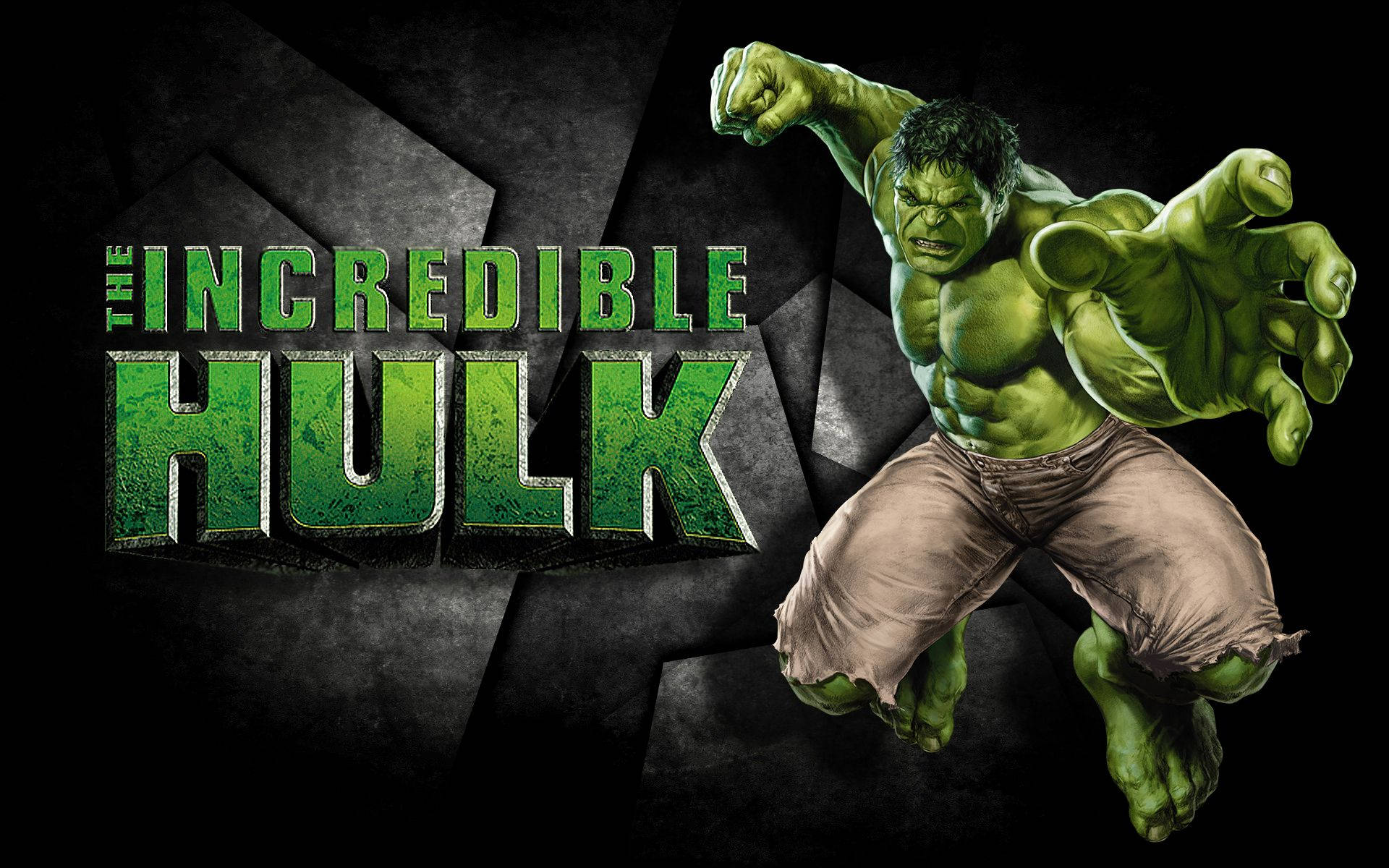 Fan Made Poster Incredible Hulk Background