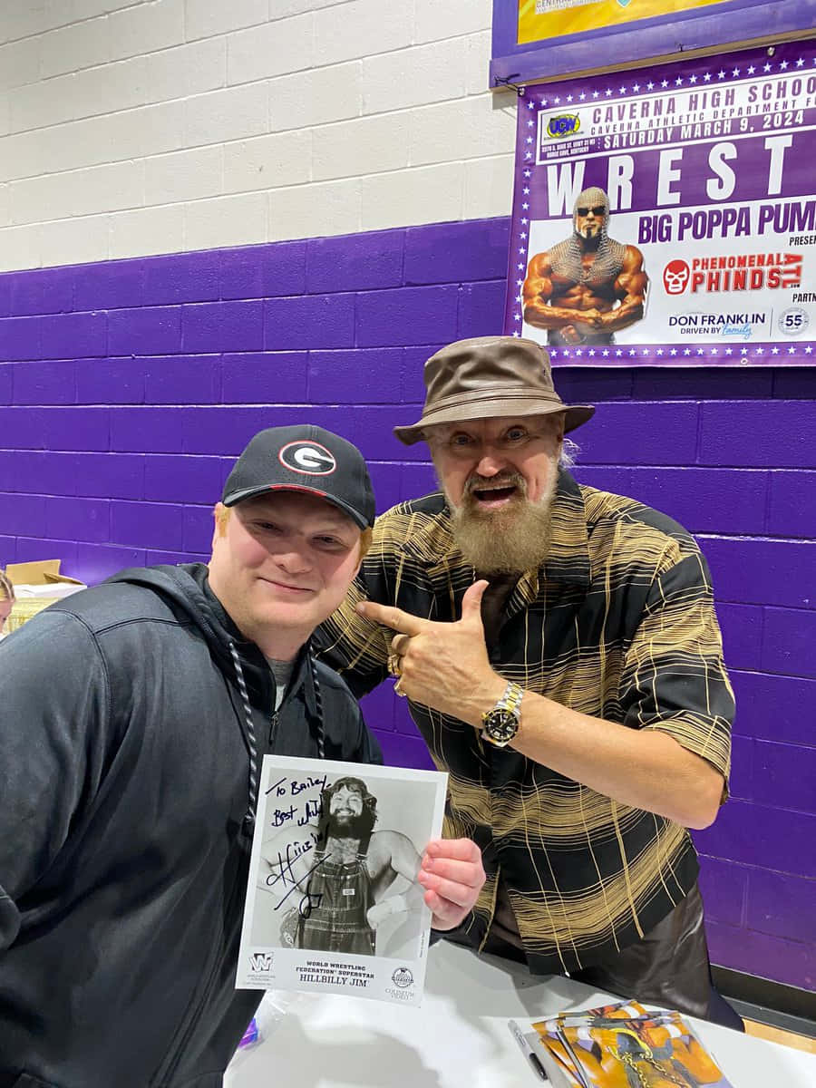 Fan Meets Wrestling Legendat Event Background