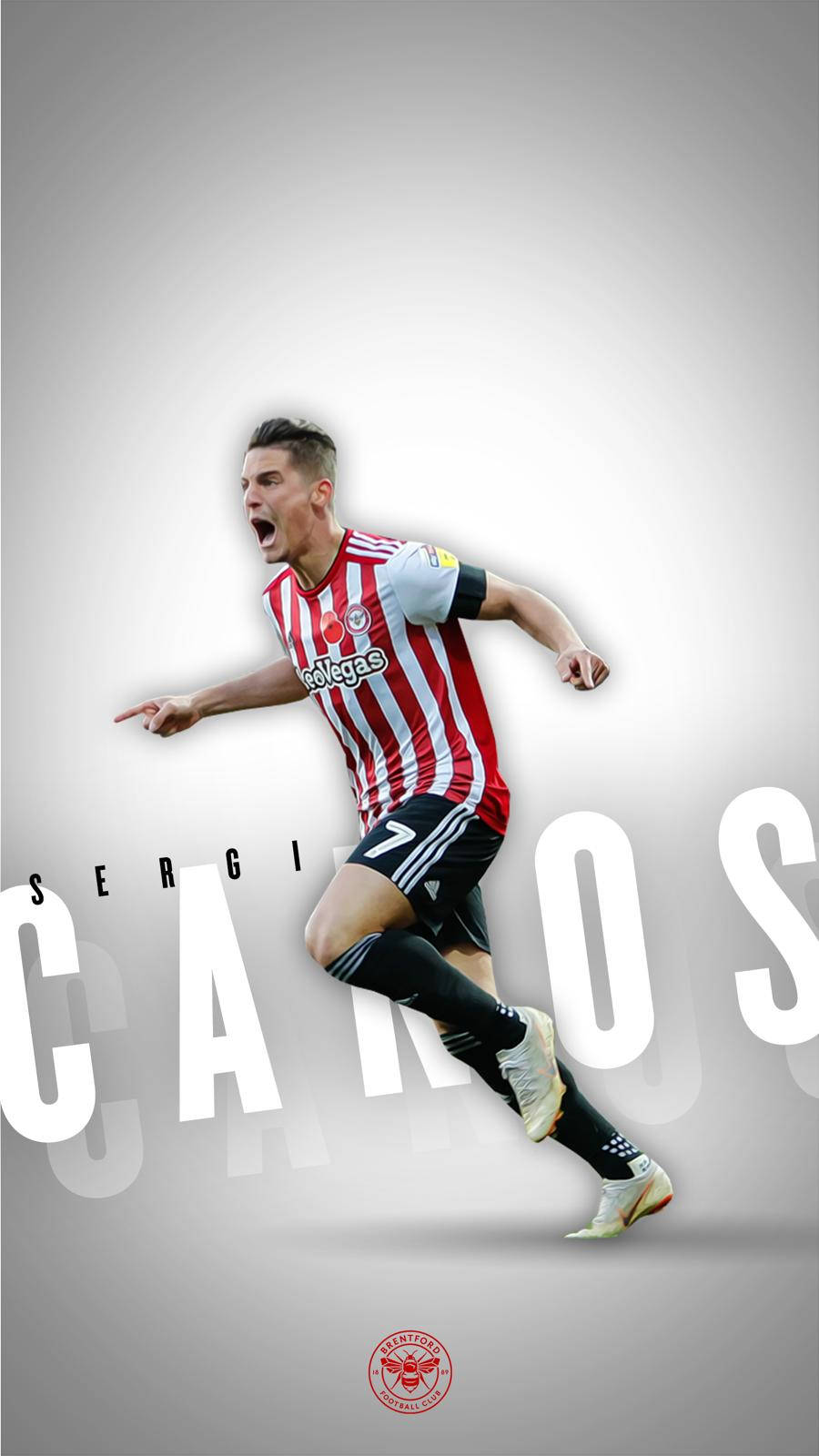 Fanart For Brentford Fc Player Sergi Canos Background