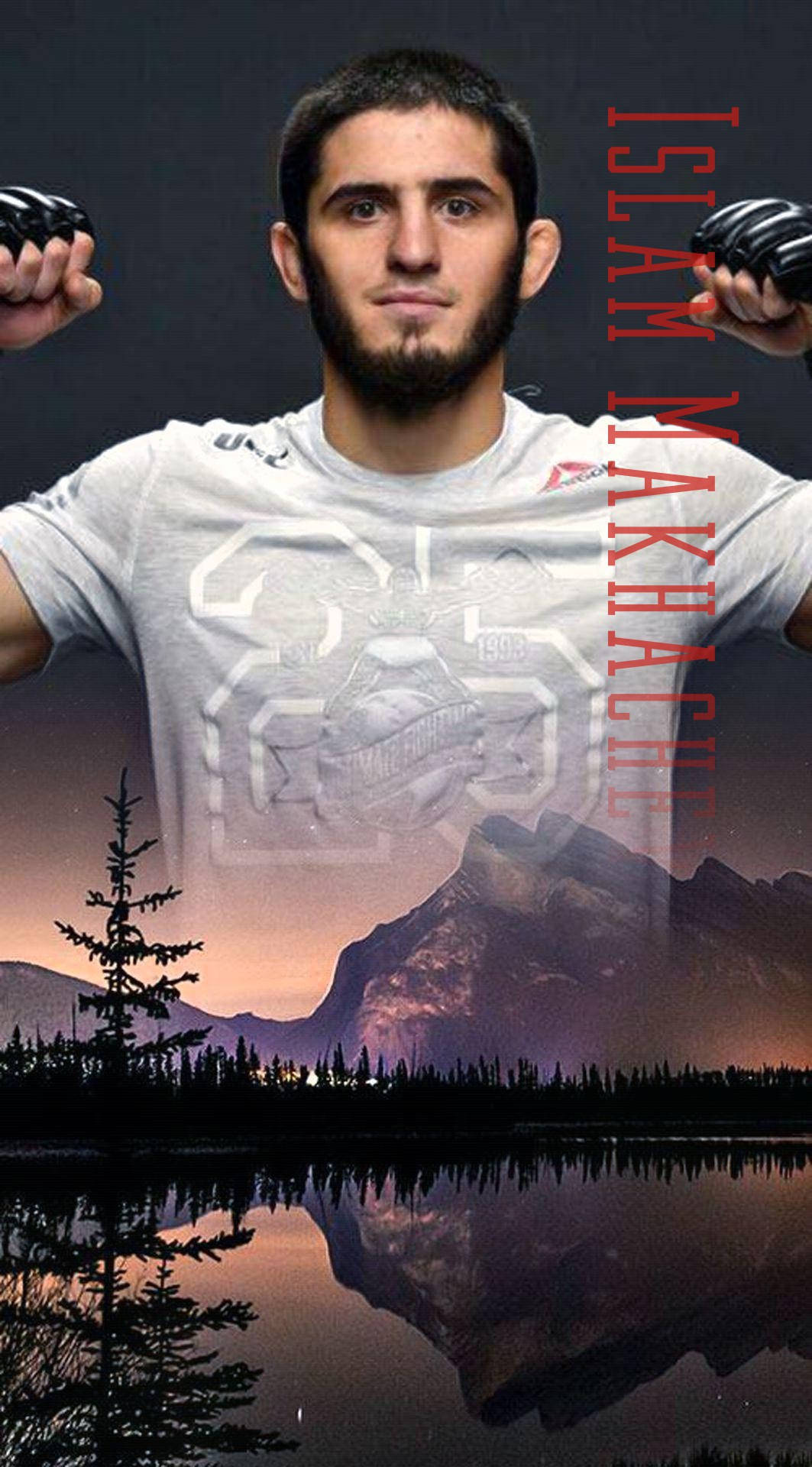 Fanart Of Islam Makhachev Background