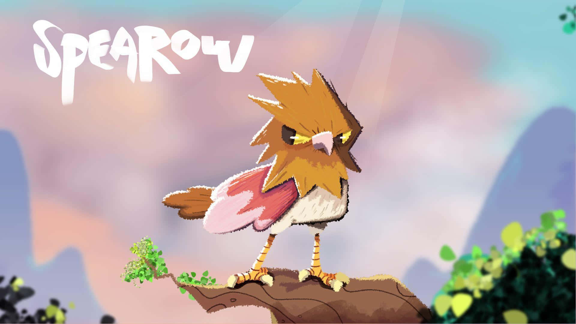 Fanart Of Spearow From Pokemon Background