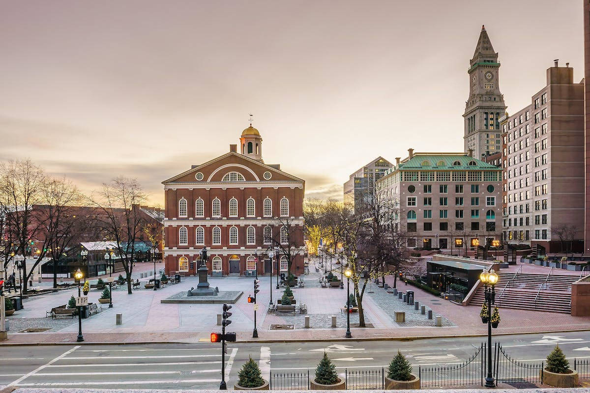 Faneuil Hall Sunset Sky