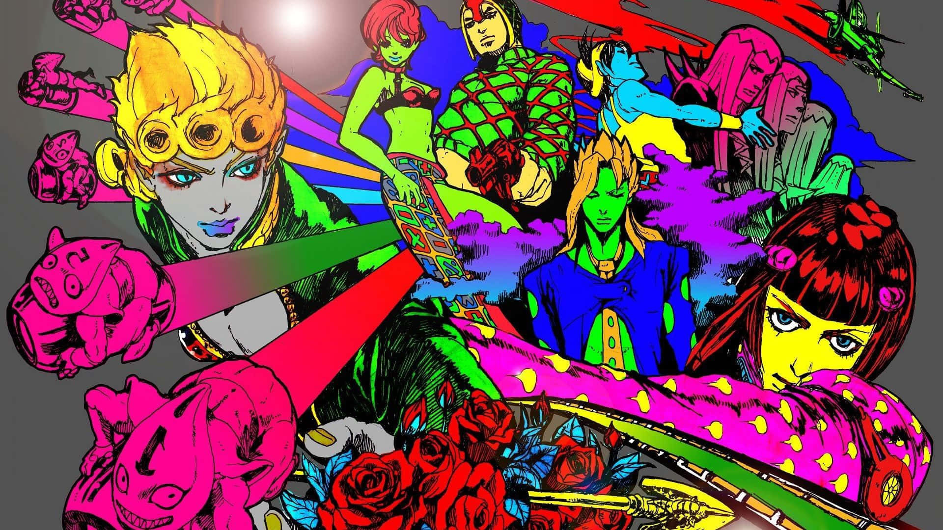 Fans Of Jojo's Bizarre Adventure Manga Series Revel In The Novel's Extraordinary Art Style Background