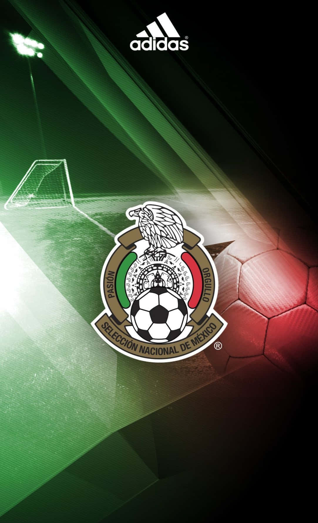 Fans Unite To Support Mexico Soccer Background