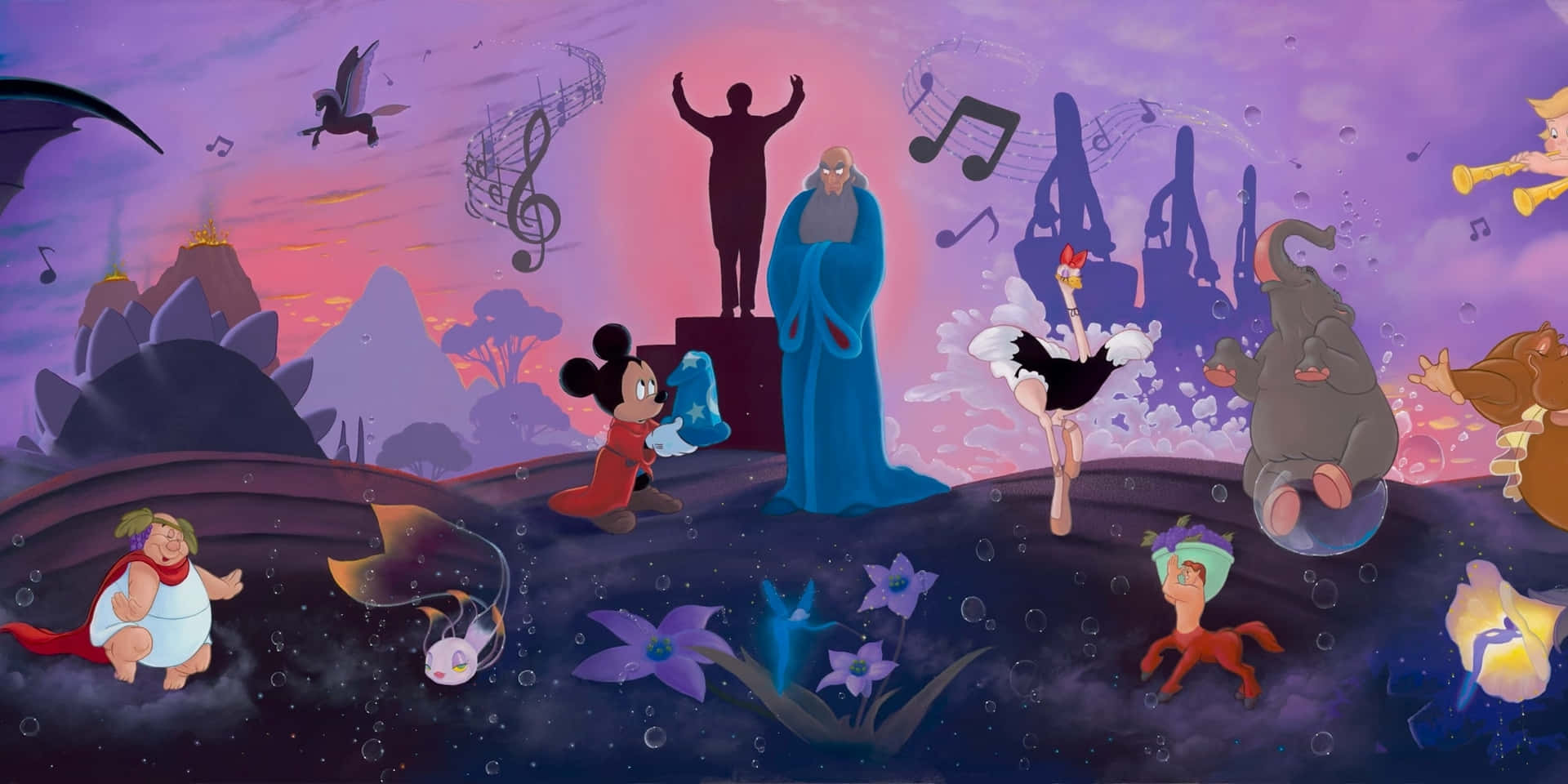 Fantasia Enchanted Musical Characters Background