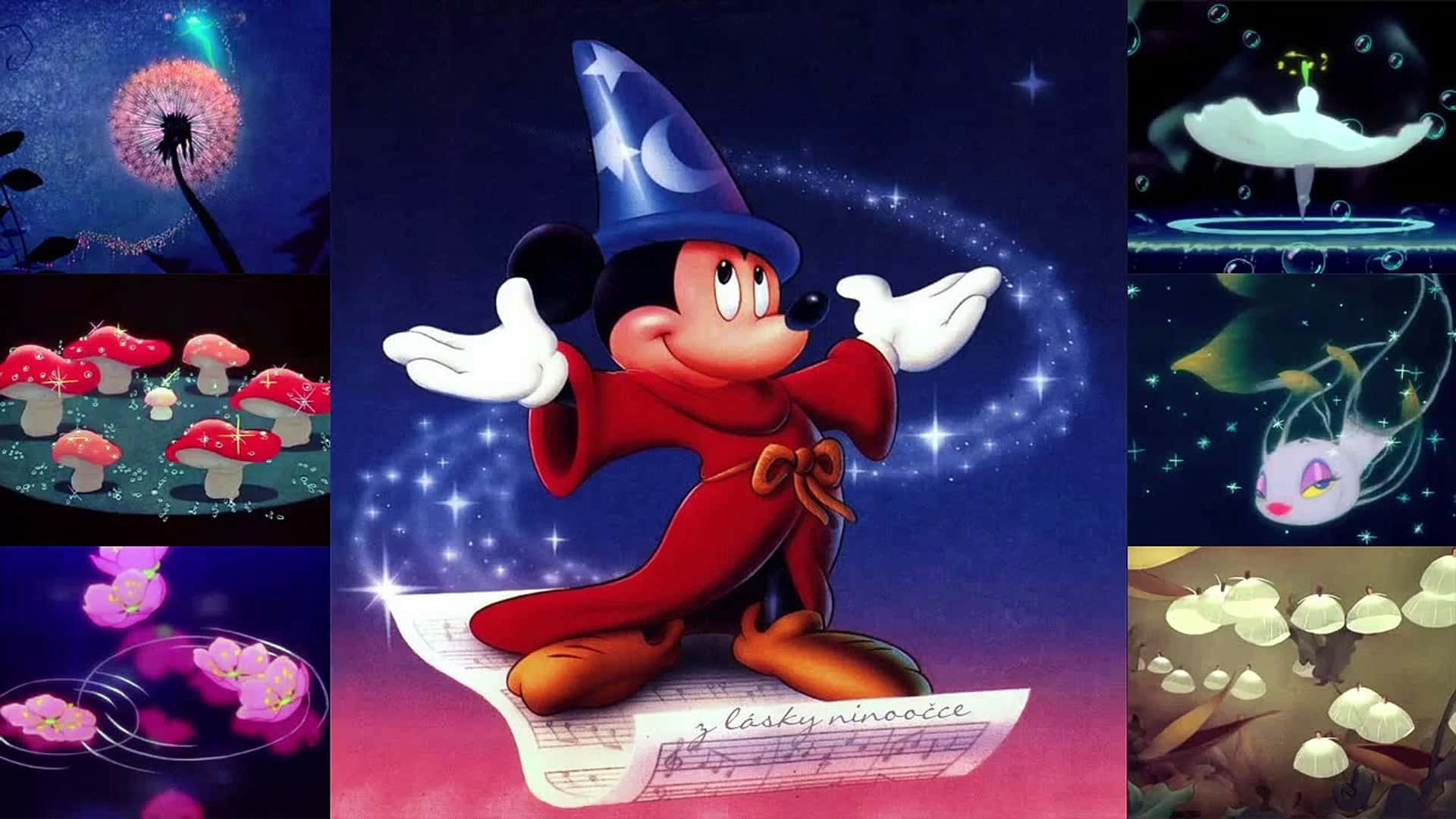 Fantasia Mickey Magic Montage Background