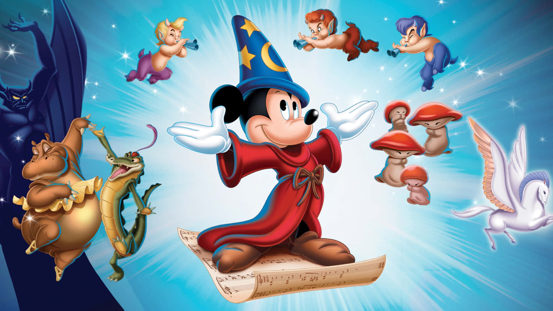 Fantasia Mickeyand Magical Characters