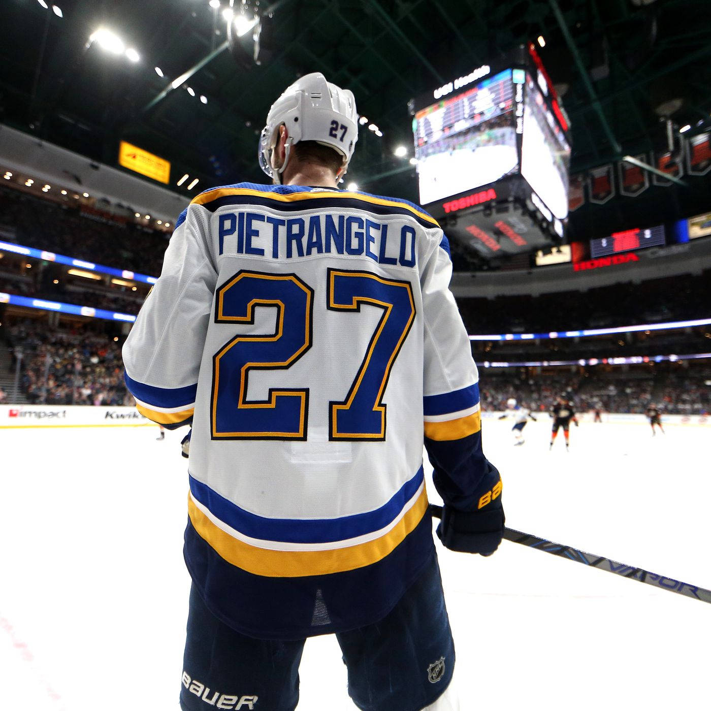 Fantastic Back View Of Alex Pietrangelo Background