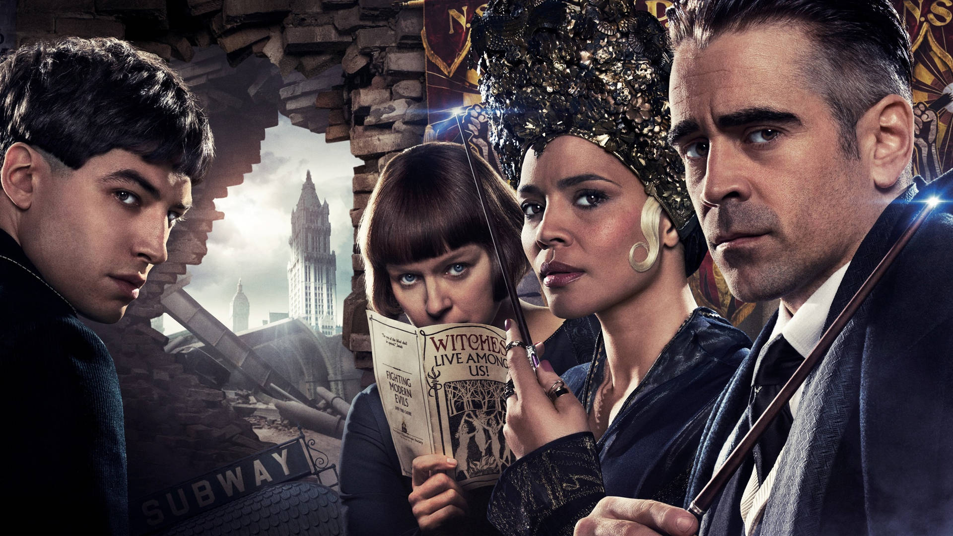 Fantastic Beasts And Where To Find Them Colin Farrell Background