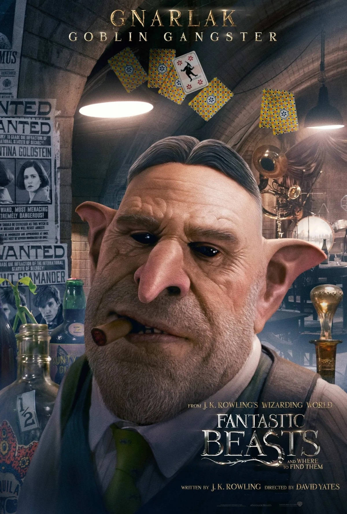 Fantastic Beasts And Where To Find Them Gnarlak Poster Background