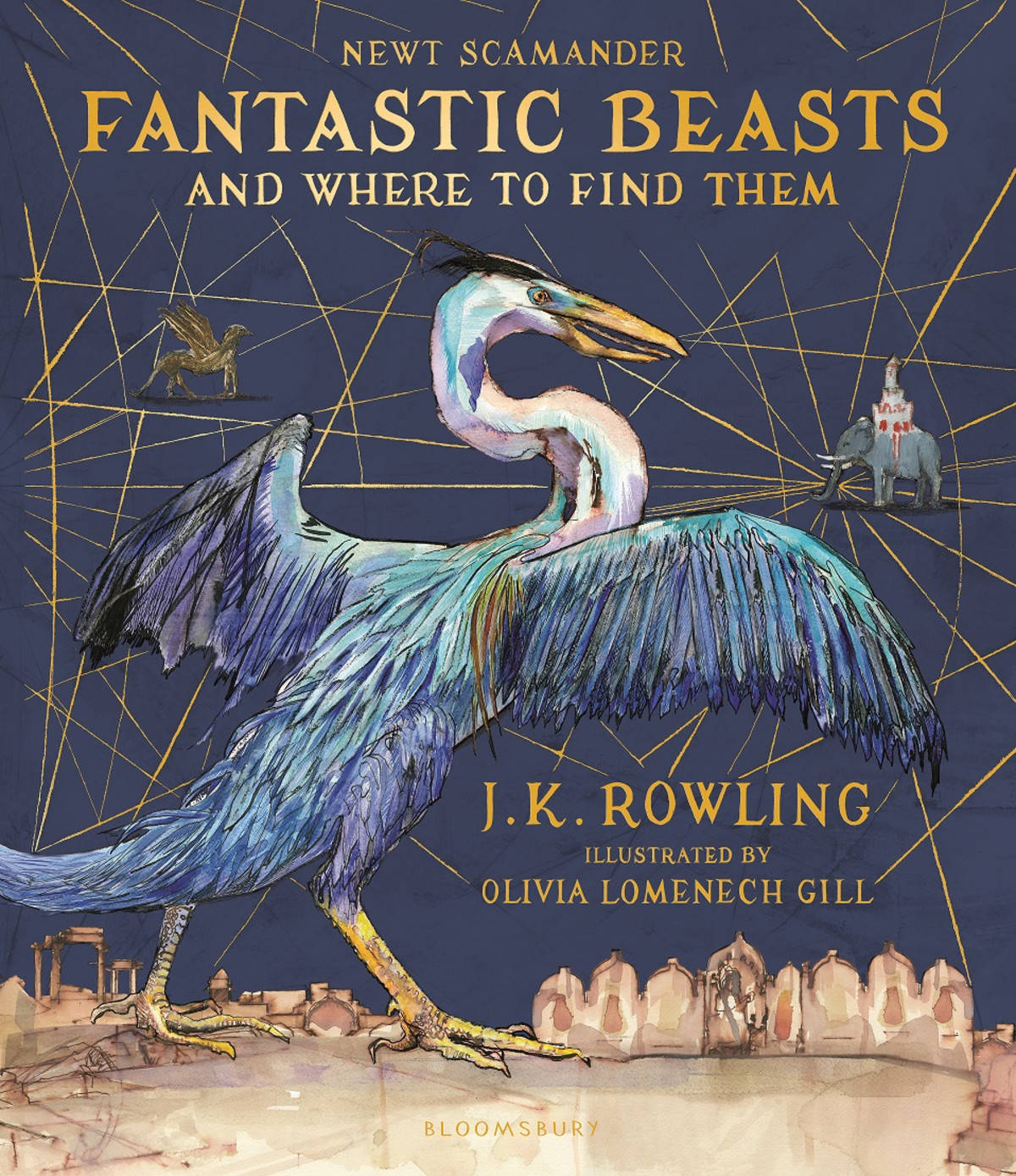 Fantastic Beasts And Where To Find Them Illustration Cover Background