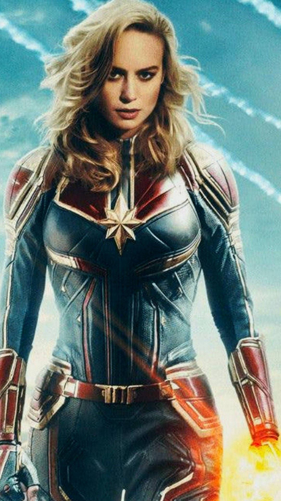 Fantastic Captain Marvel Iphone Background