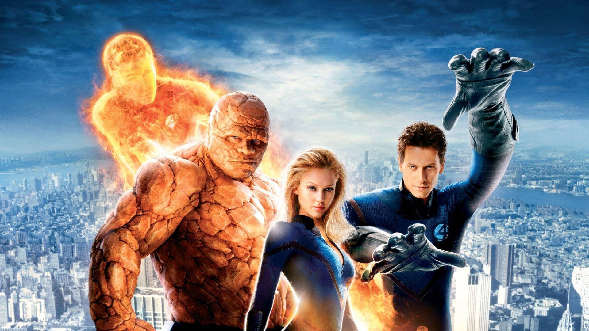 Fantastic Four 2005 Superheroes Background