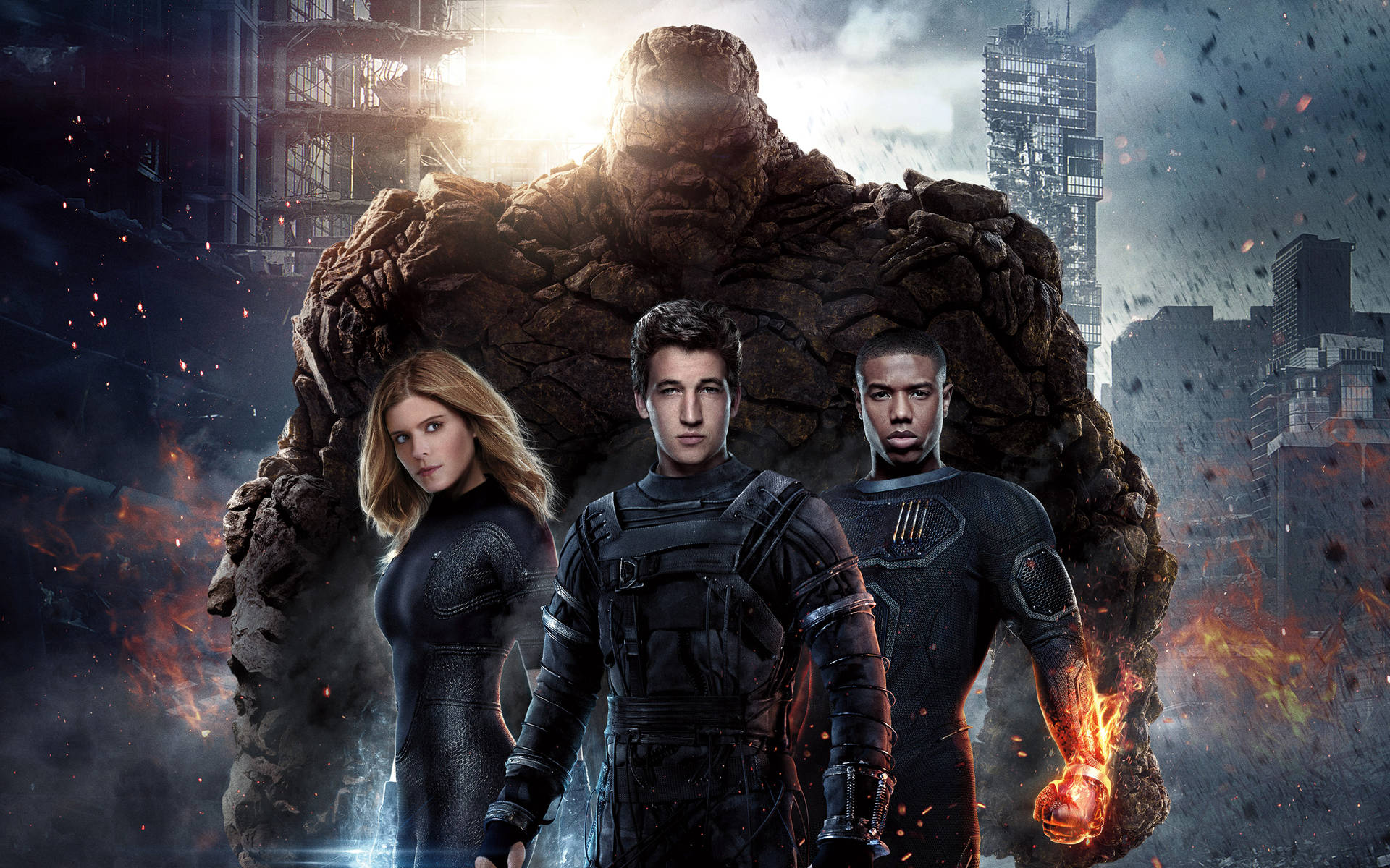 Fantastic Four 2015 Movie Cover Background