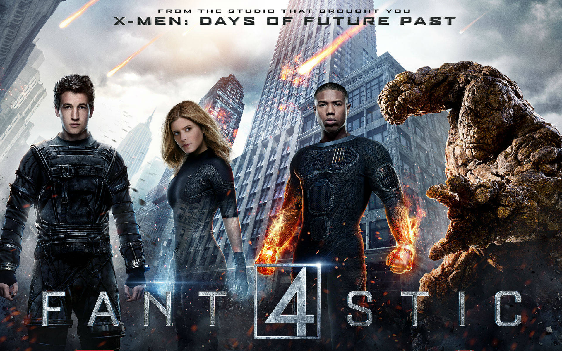 Fantastic Four 2015 Movie Poster Background