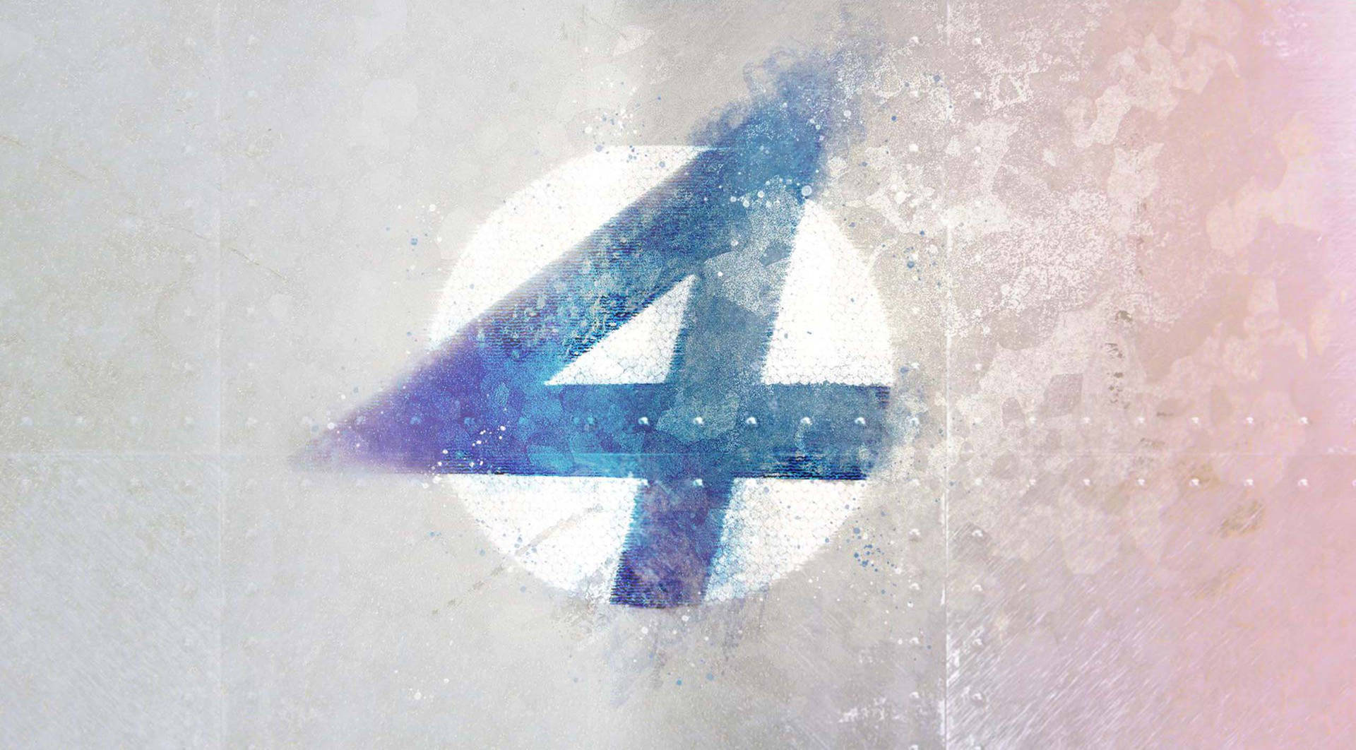 Fantastic Four Cosmic Ray Logo Background